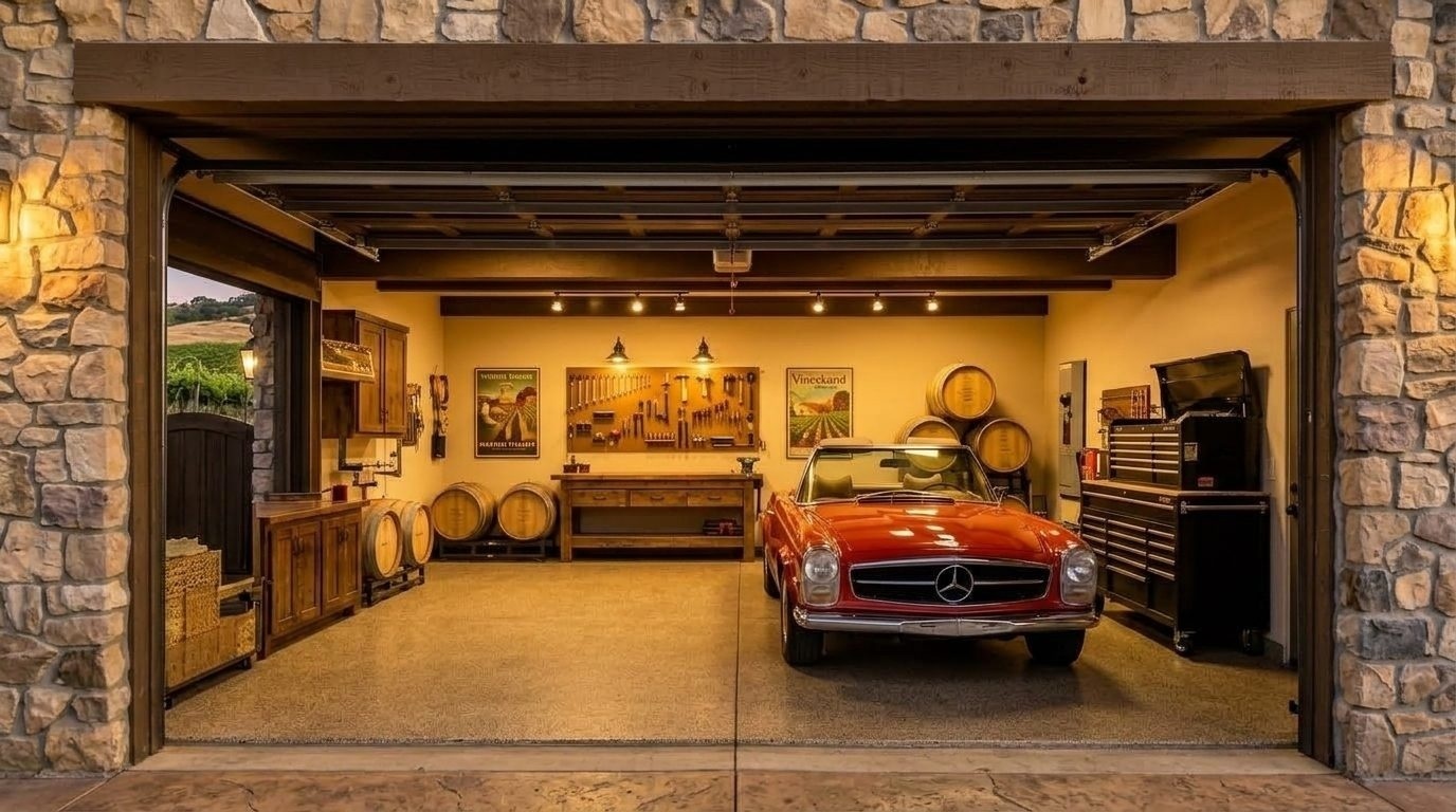 Julia Jackson Overhead Garage Door Service Precision Mechanical Workshop in Farmersville, CA